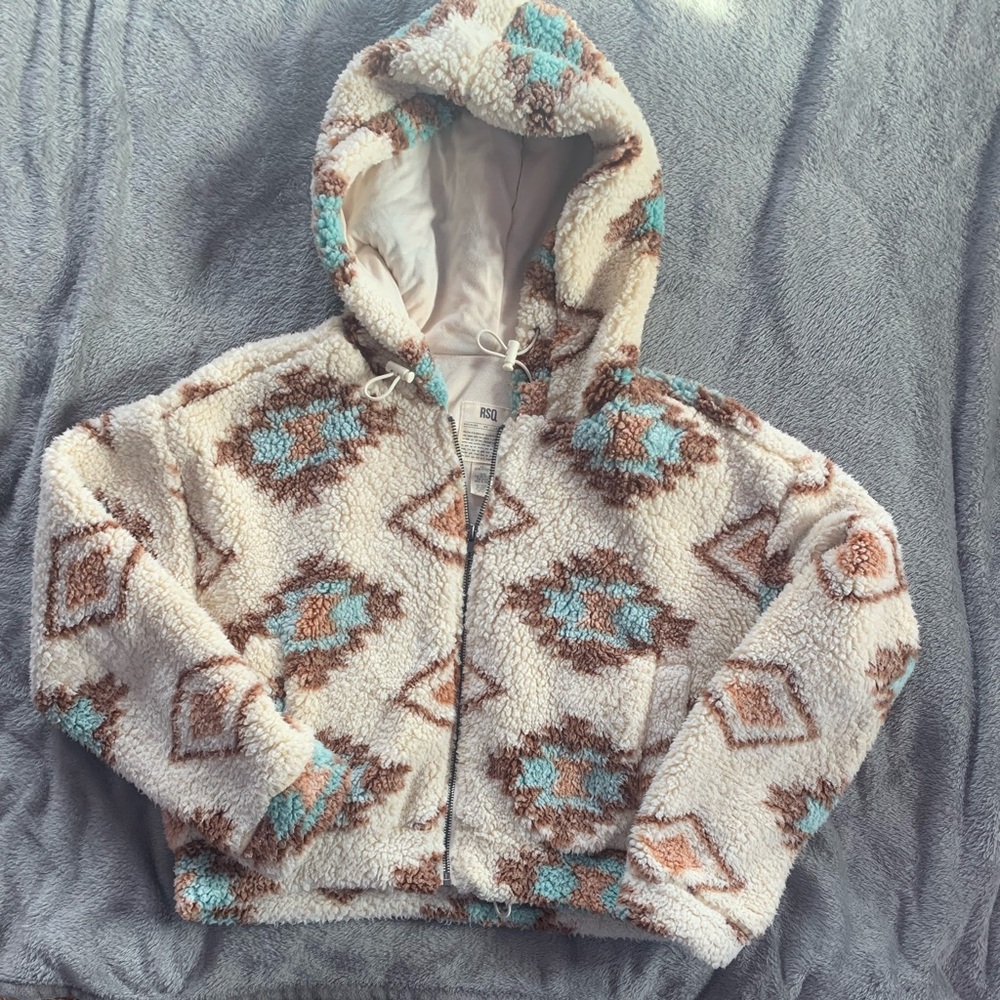 RSQ zipper sweater.  Thick and cozy.